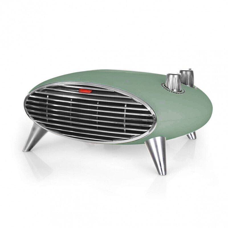 بخاری هیتر فن دار رومیزی آریته ایتالیا ARIETE Vintage 8211/04 - سبز - ۲۰۰۰ وات